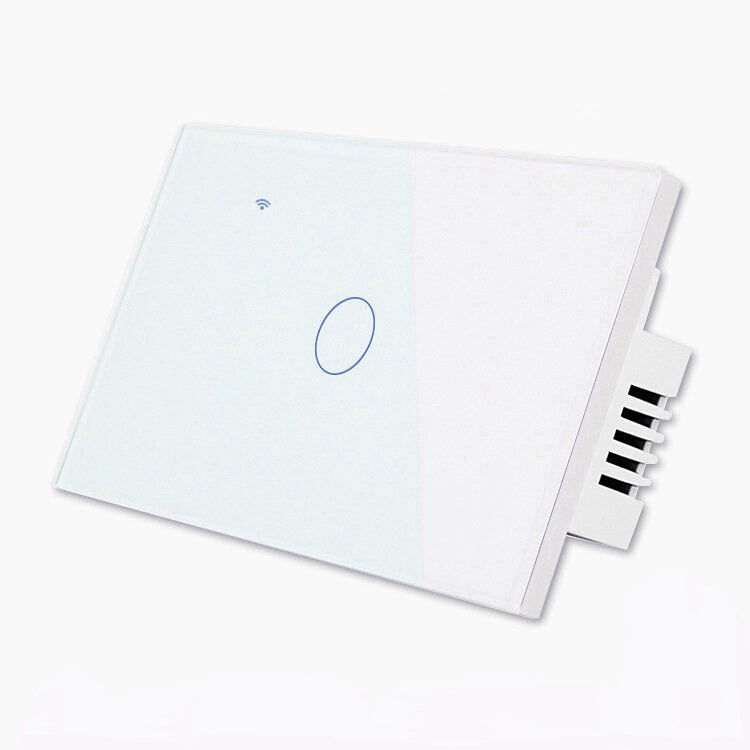 Wifi Wall Touch Sensitive Switch App Remote Control 1/2/3/4 Gang Wireless LED Light Smart Touch Screen Switch Work with Alexa Google Assistant