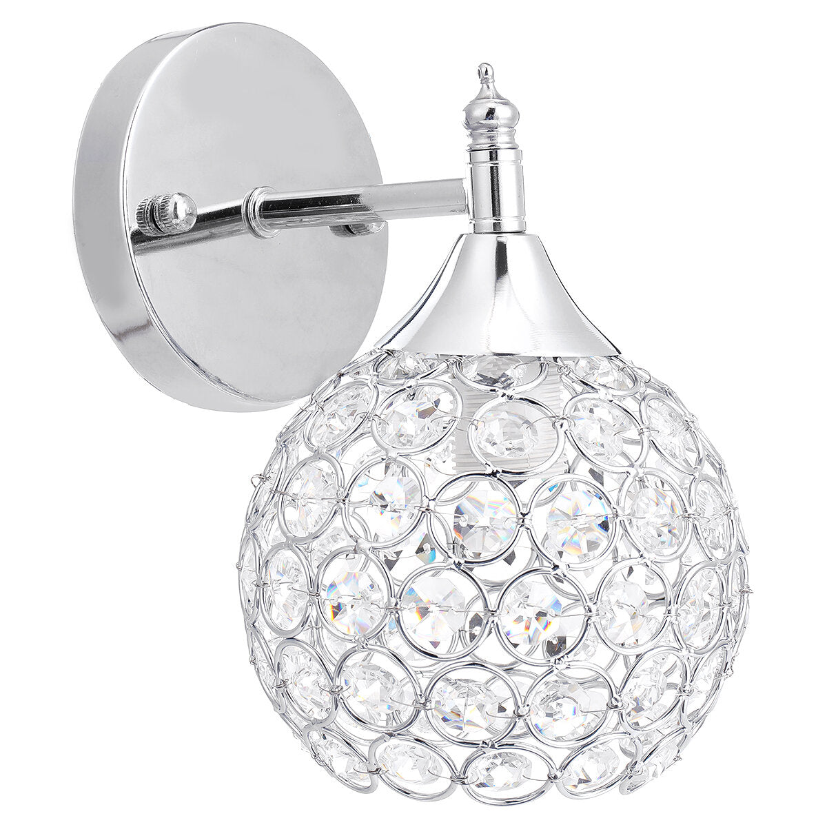 Wall Lamp Indoor Lighting Wall Lamp Crystal Lights Decoration Bedside Wall Sconce Sliver for Modern Home Lighting