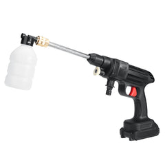 24V Cordless High Pressure Washer Car Washing Machine Water Spray Cleaning Guns w/ 1/2 Battery
