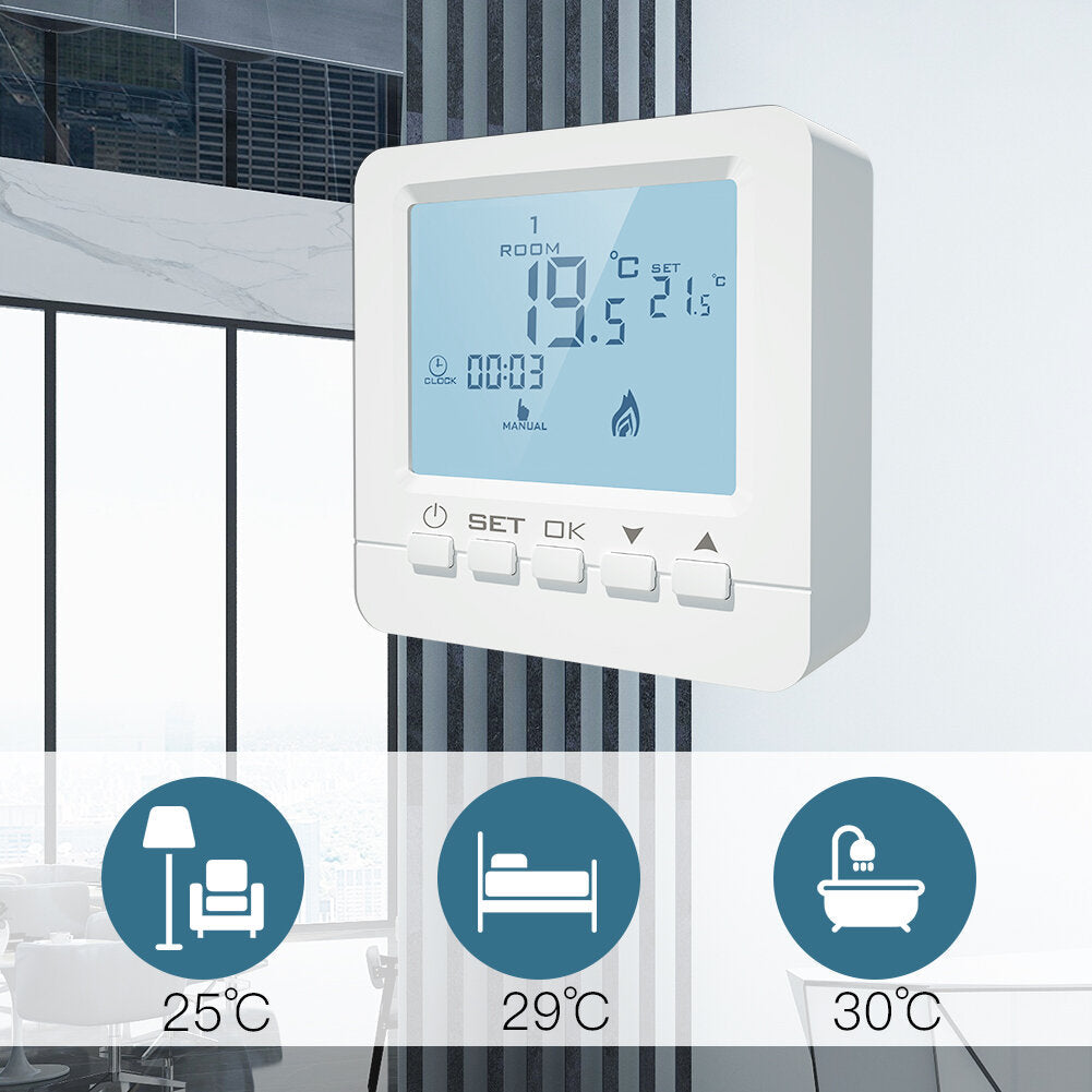 Wall Hung Temperature Controller Thermostat 110V-220V