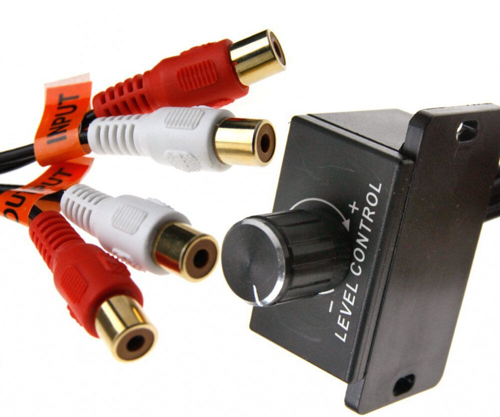 6 Inches Car Audio Amplifier Video With 2*RCA input +2*RCA output