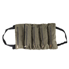 Handheld Fold-able Canvas Storage Tool Bag Portable Toolbag Repair Hand Toolkit Metal Screws Drill Plier Wrench wood working Tool Organizer