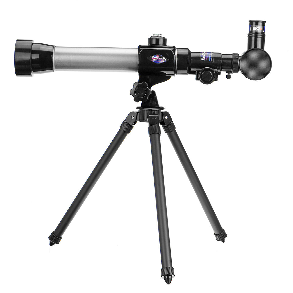 20X 30X 40X Zoom Astronomical Monocular Zoom Refractor Telescope with Tripod for Kids Toy Gift