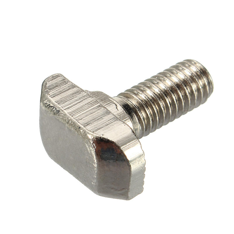 10Pcs M6 30 T-Bolt Carbon Steel European Standard Screws
