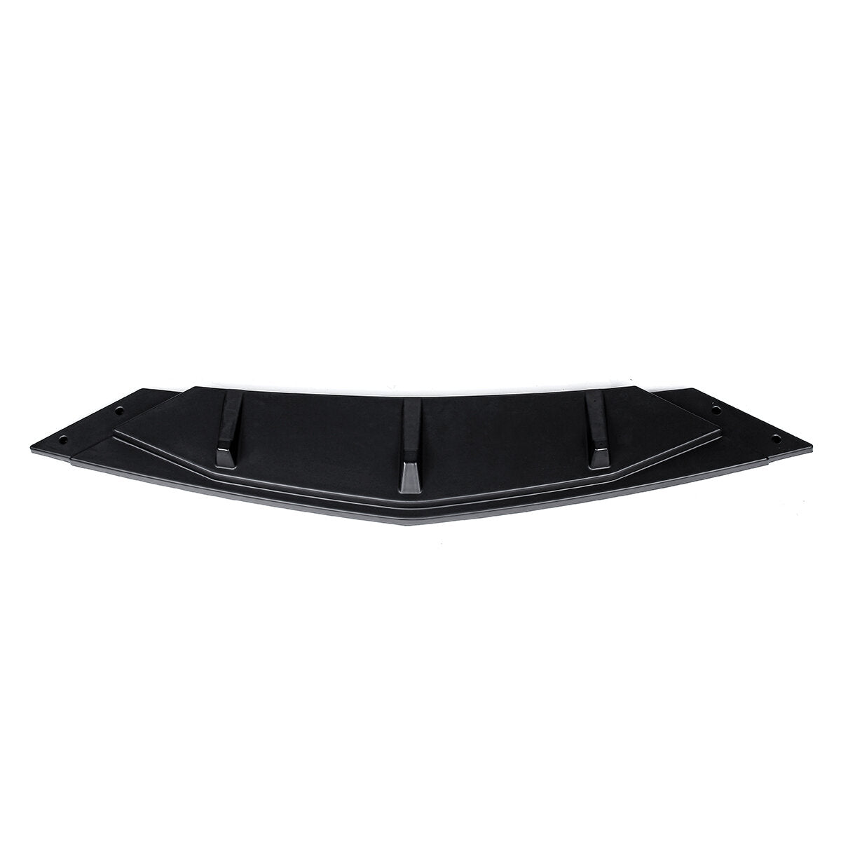 3Pcs Matte Black Car Front Bumper Splitter Lip Diffuser Body Kit Spoiler Guard Protection