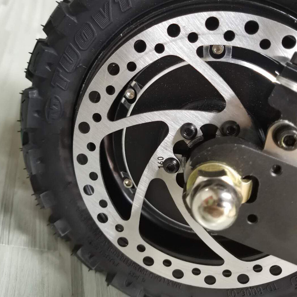 1 Pcs 140/160mm Electric Soccter Disc Brake Aluminum Front and Rear Caliper Slotted Brake Rotors