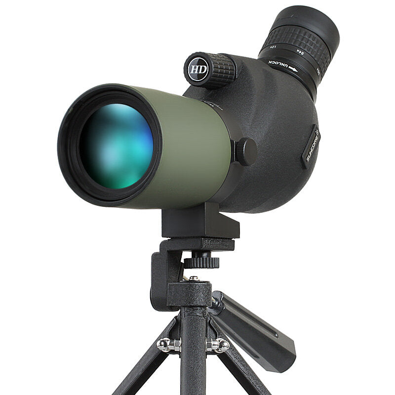 HD Monocular Optic Zoom Len Eyepiece Telescope Spotting Scope Waterproof BAK4 Prism Telescope for Bird Watching Travel Hking Viewing With Triod