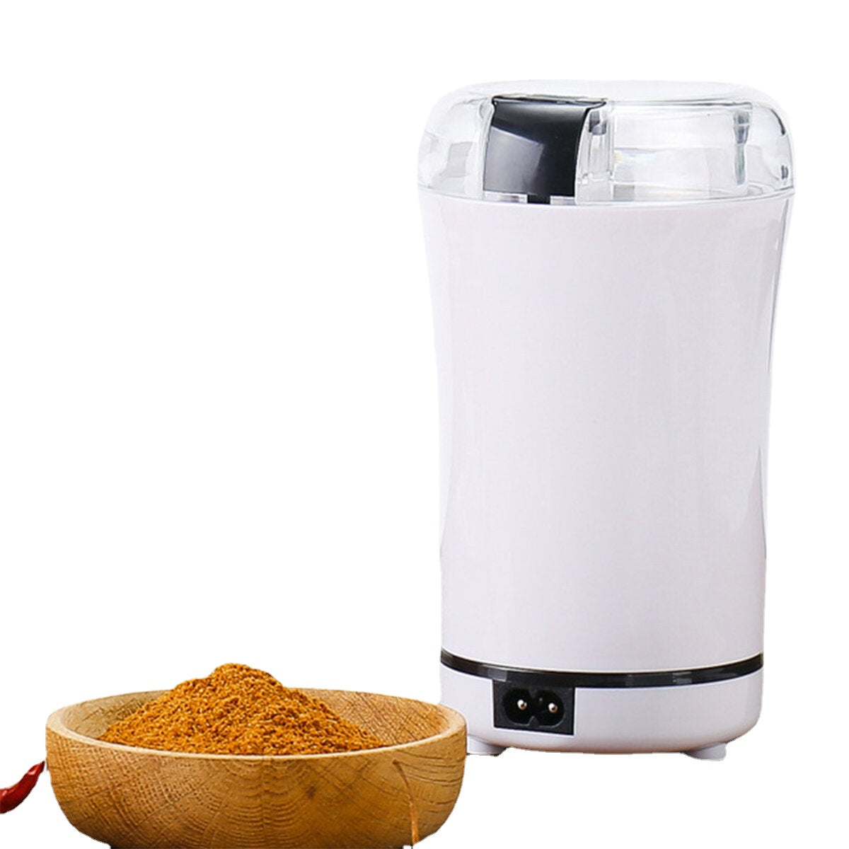 Electric Coffee Mill Grinder 800W 220V Transparent Lid Security Snap for Beans Spices Nuts
