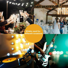 LEDs Music Fairy String Light Silver Wire Twinkle Starry Lights with Remote Control Timer 32.8ft