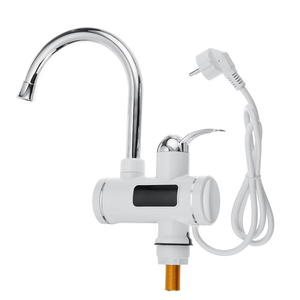 360 Electric Heater Faucet Tap Hot/Cold Water Bathroom Kitchen Fast