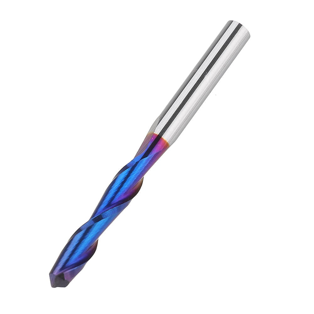 10pcs 3.175mm Shank Blue Coated Spiral Ball Nose End Mill 0.8-3.175mm CNC Milling Cutter