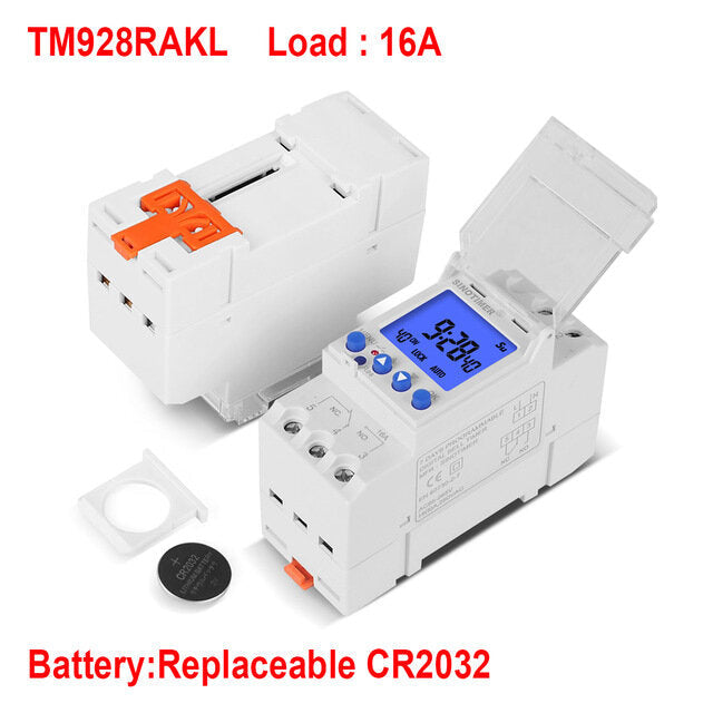 Heavy Duty Backlight Large LCD Display Digital Bell Timer Controller with Settable Ring Length for School or Factory 16A/30A