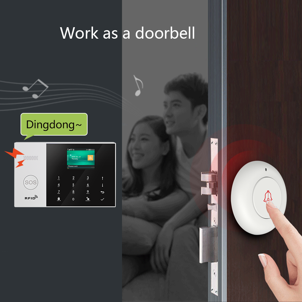 WIFI Alarm System Card APP Remote Control Wireless Home Security Smart Home Alarm Kits