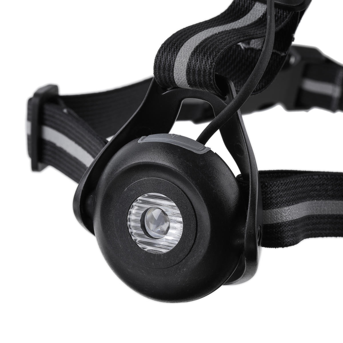 LED Headlamp Fishing Headlight Bike Running Light Waterproof With 120 Adjustable Beam Safety Warning Belt With Rechargeable Battery