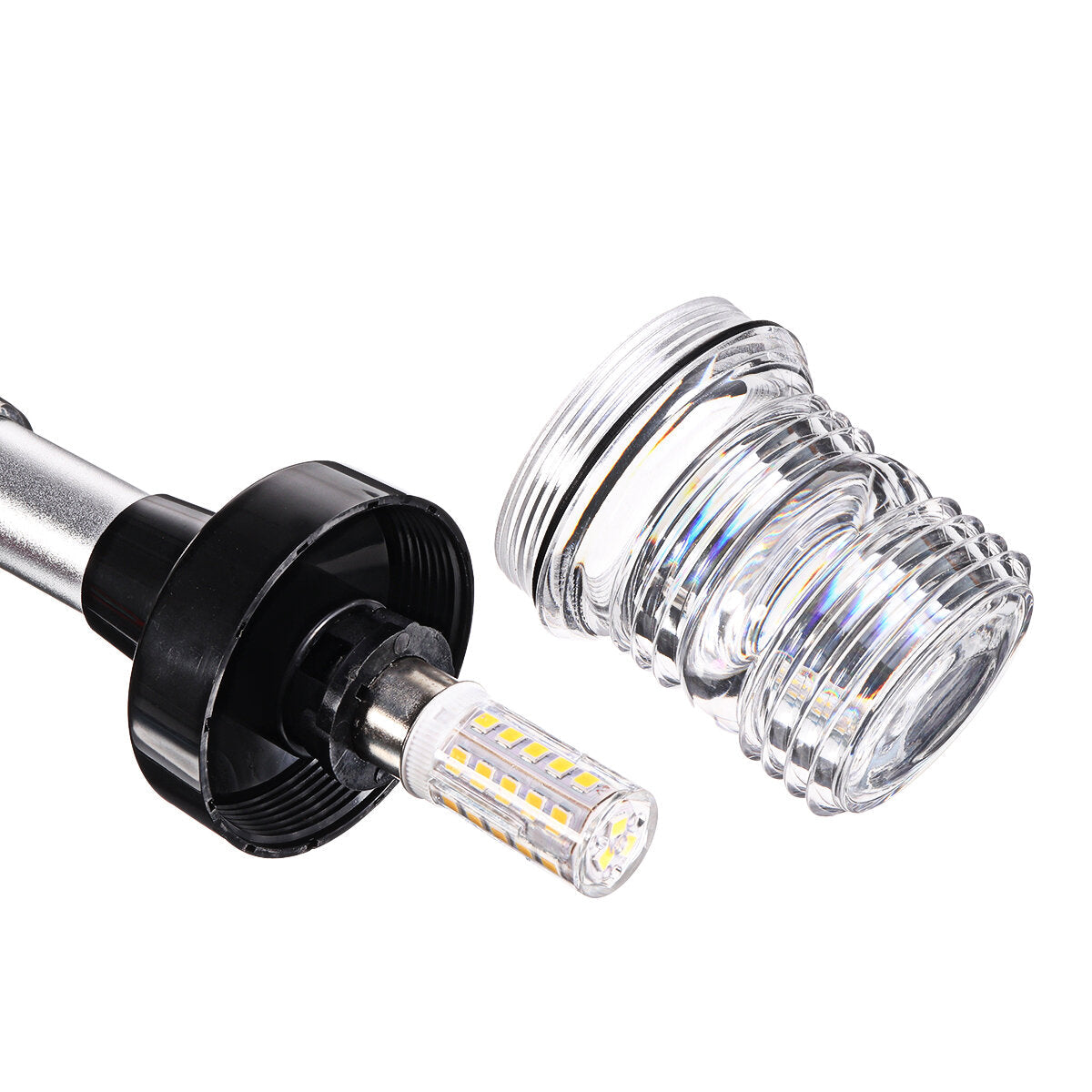 6/8/10/12" 12V-24V LED Navigation Anchor Light Marine Boat Pontoon 360 All Around