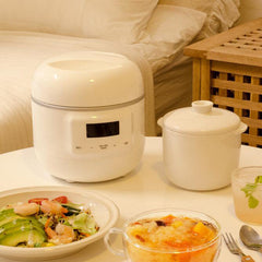 Slow Cooker with Timer 200W 800ml Mini Slow Cooking Machine for Entrees Sauces Stews