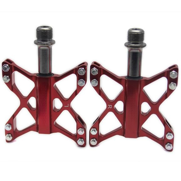 Ultralight MTB BMX Mountain Pedals 3 Bearings Platform Pedals CNC AL6061+ Cr-Mo Axis 240g