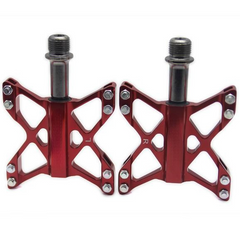 Ultralight MTB BMX Mountain Pedals 3 Bearings Platform Pedals CNC AL6061+ Cr-Mo Axis 240g