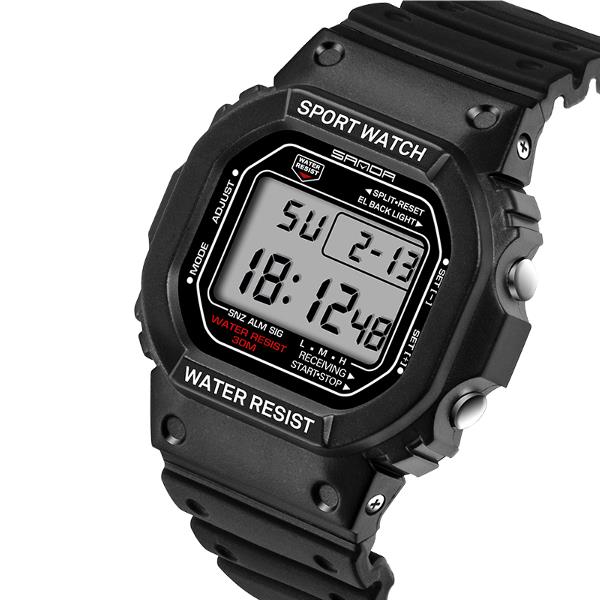 Waterproof Sport Digital Men Watch Fashion LED Display