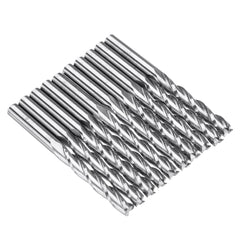 10pcs 3.175*22mm 3 Flutes Milling Cutter Carbide End Mill CNC Cutting Tool