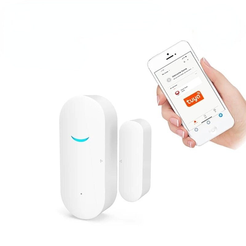 Smart WiFi Door&Window Sensor PIR Detectors Wifi Home Alarm Compatible With Alexa Google