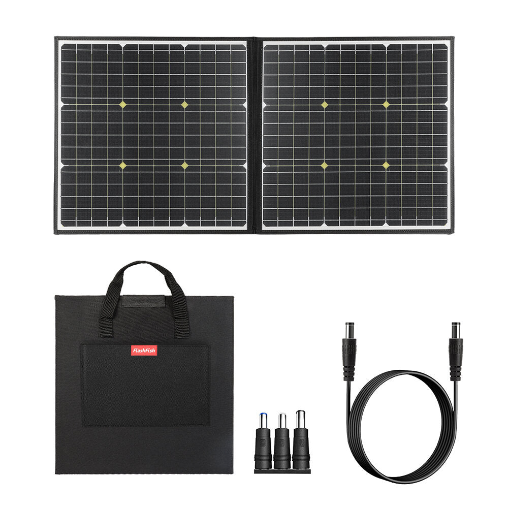 60000mAh 300W Portable Power Station+ 100W 18V Portable Solar Panel With 5V USB Emergency Power Supply Kit For Outdoor Camping Traveling