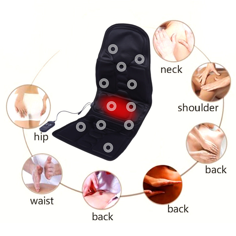 Electric Thermal Back Massage Seat Pad
