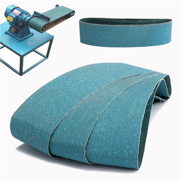 3pcs 915X100mm 120 Grit Abrasive Sanding Belts Metal Grinding Sanding Belts