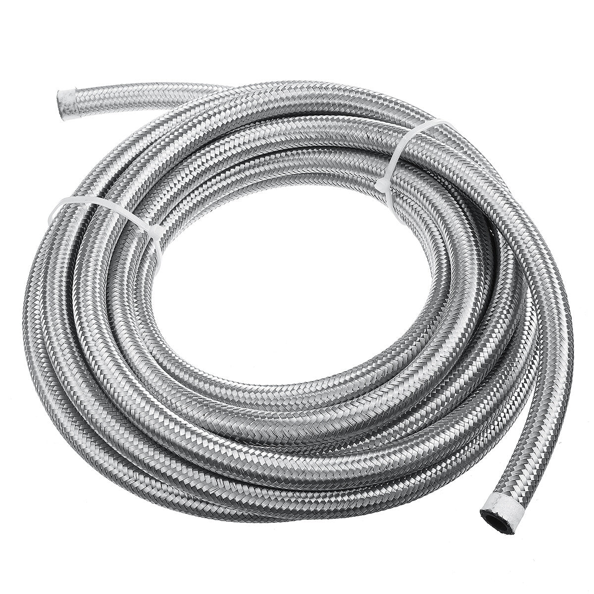 10 Feet 1000 PSI AN8 Nylon And Stainless Steel Braided Gas Line Hose