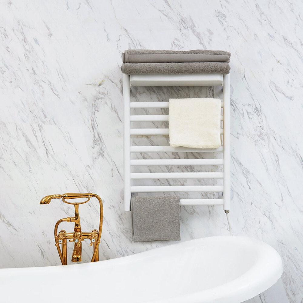 Towel Warmer 50 Physical Sterilization Clothes Dryer Large Area Hanging Space Waterproof Punch-free Installation 220V 75W