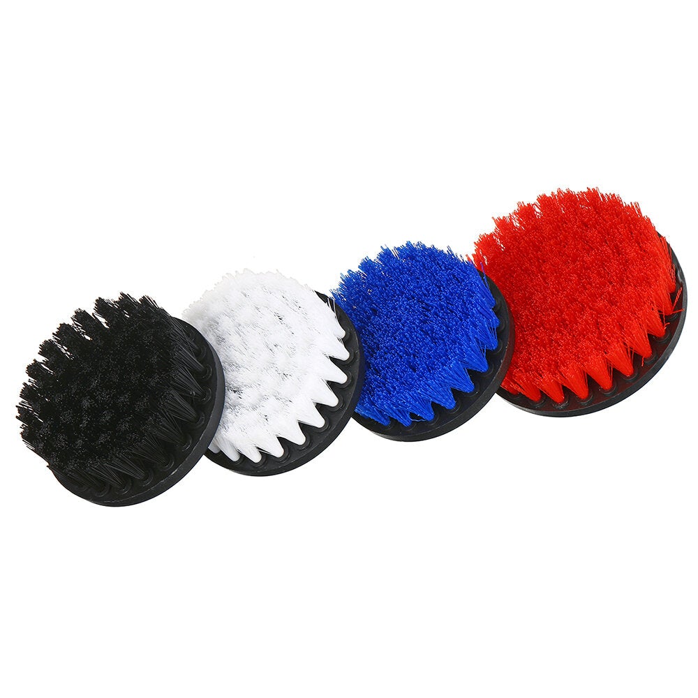 18pcs Drill Scrubber Cleaning Drill Brush Set with Extension Rod for Car Kitchen Grill