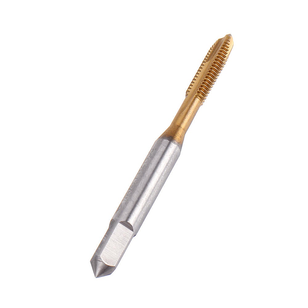 Machine Screw Plug Tap Drill Steel Titanium Coated Straight Flute Hand Tap