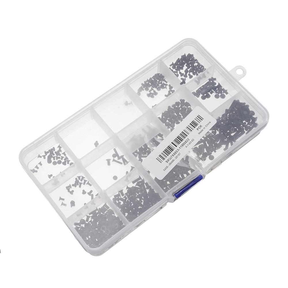 450Pcs M2/M2.5/M3 Cross Screws Laptop Screws Box Set for HP Lenovo SAMSUNG IBM