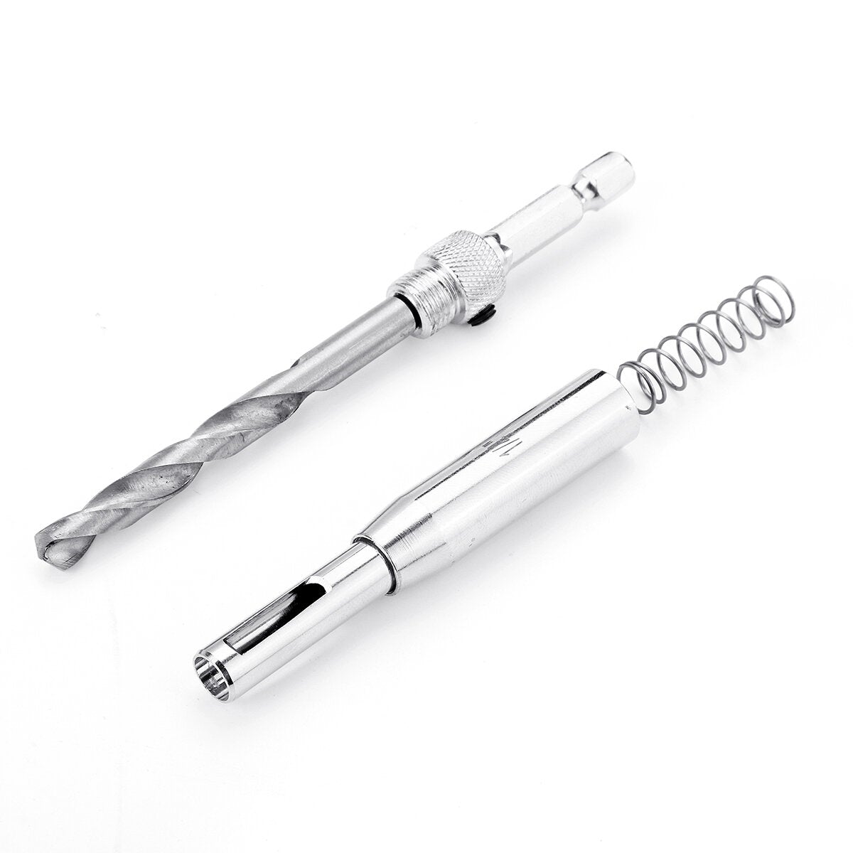 7pcs 1/4 Inch Hex Shank Self Centering Door Lock Cabinet Hinge Drill Bits Set Pilot Hole Saw Tool