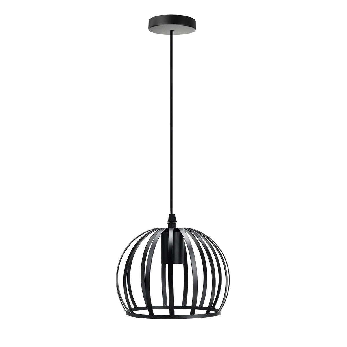 O Shape Pendant Lampholder Industrial Iron Retro Ceiling Hanging Lamp Dining Room Restaurant