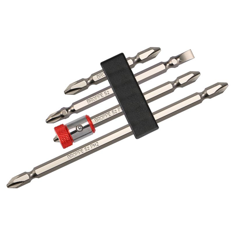 Magnetic Phillips Screwdriver Bit Set with Removable Magnetizer Ring PH2 Electric Screwdriver 1/4 Inch Hex Shank