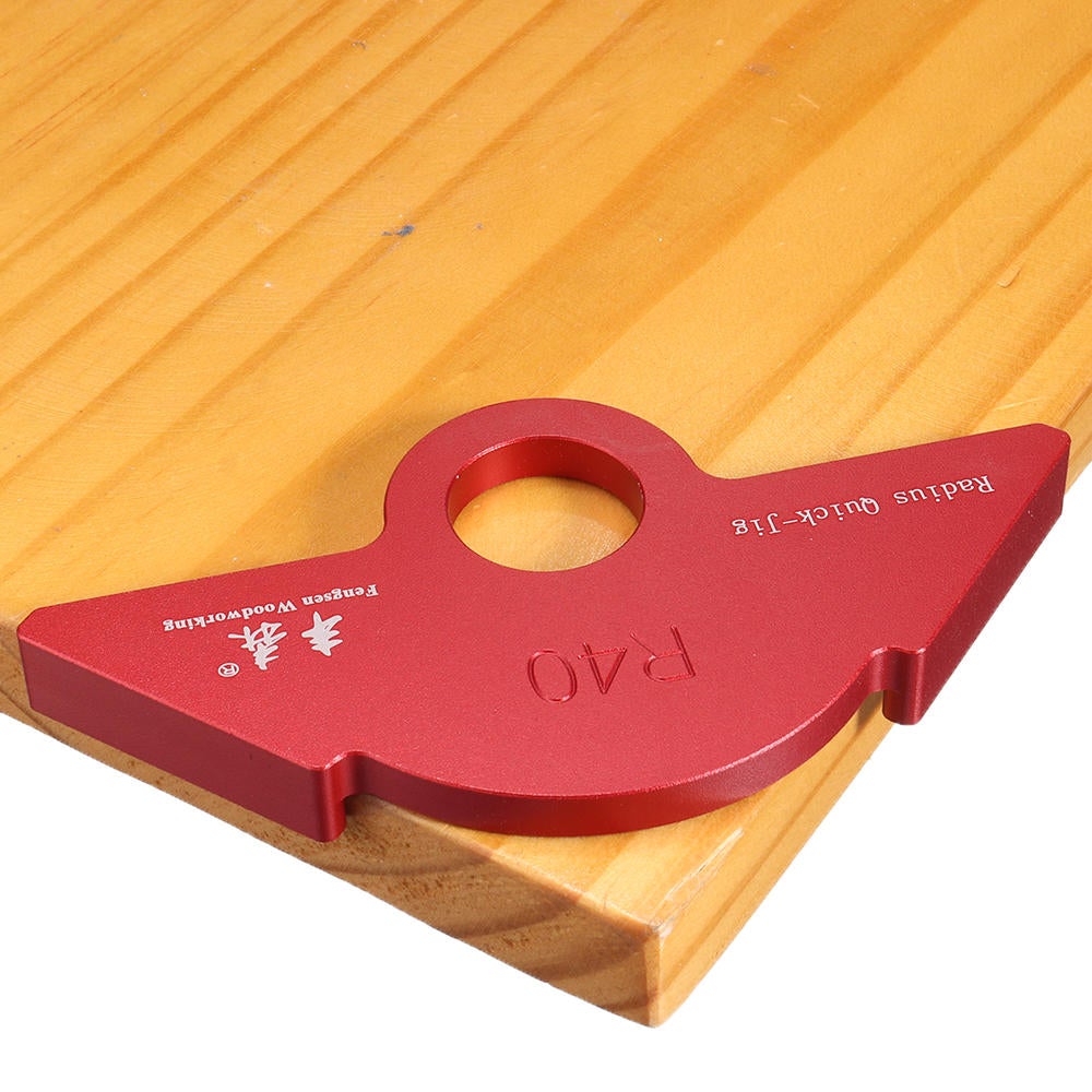Aluminum Alloy Wood Panel Radius R20-R40 Quick-Jig Router Table Bits Jig Corner Template wood working Tool