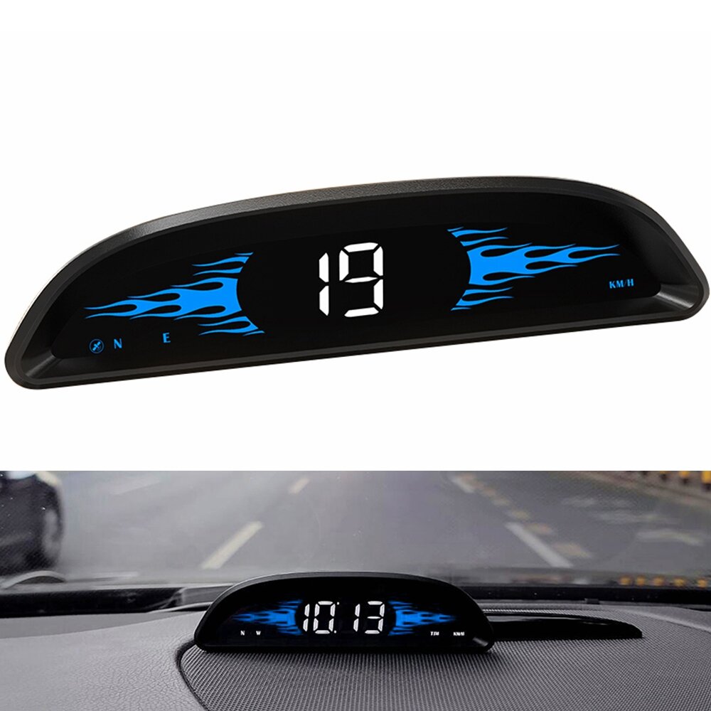 GPS HUD Head Up Display Car Speedometer Electronics Tachometer for Universal