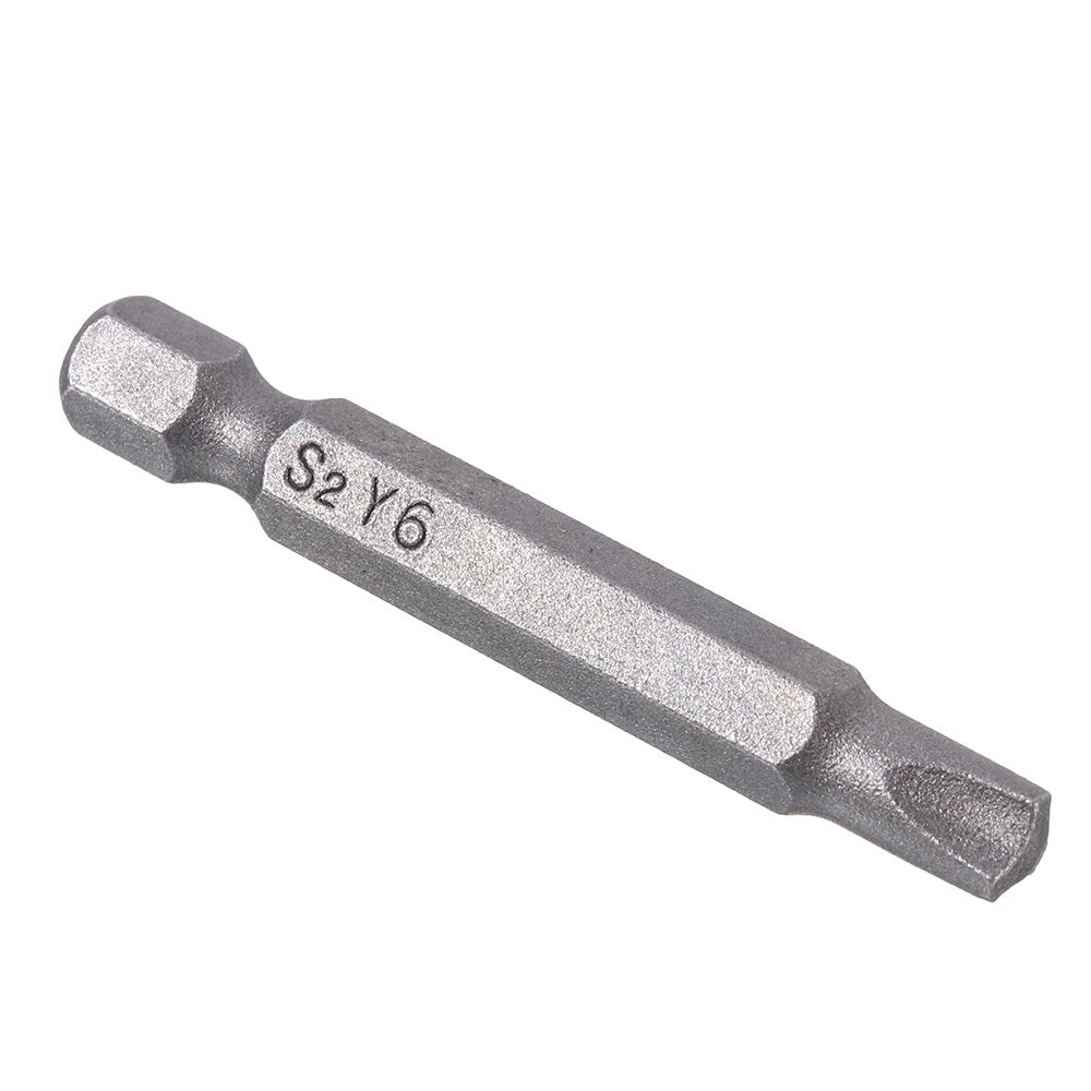 4pcs/set Magnetic Y Shaped Screwdriver Bit Hex Shank Y4/5/6/8