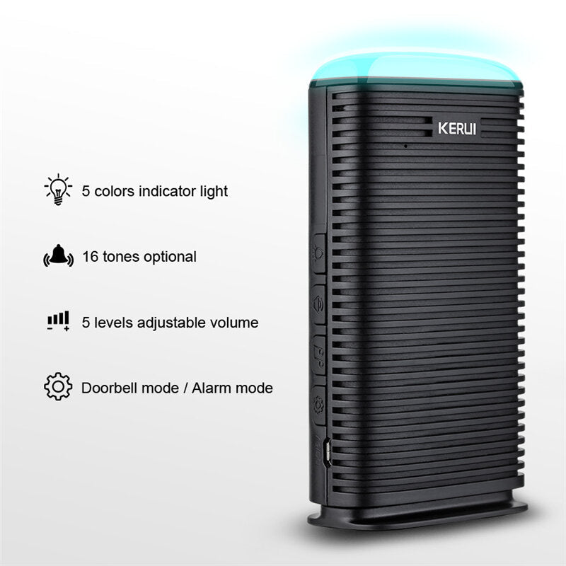 Wireless Driveway Security Alarm Waterproof PIR Motion Detector Garage Welcome Burglar for Alarm Secure System