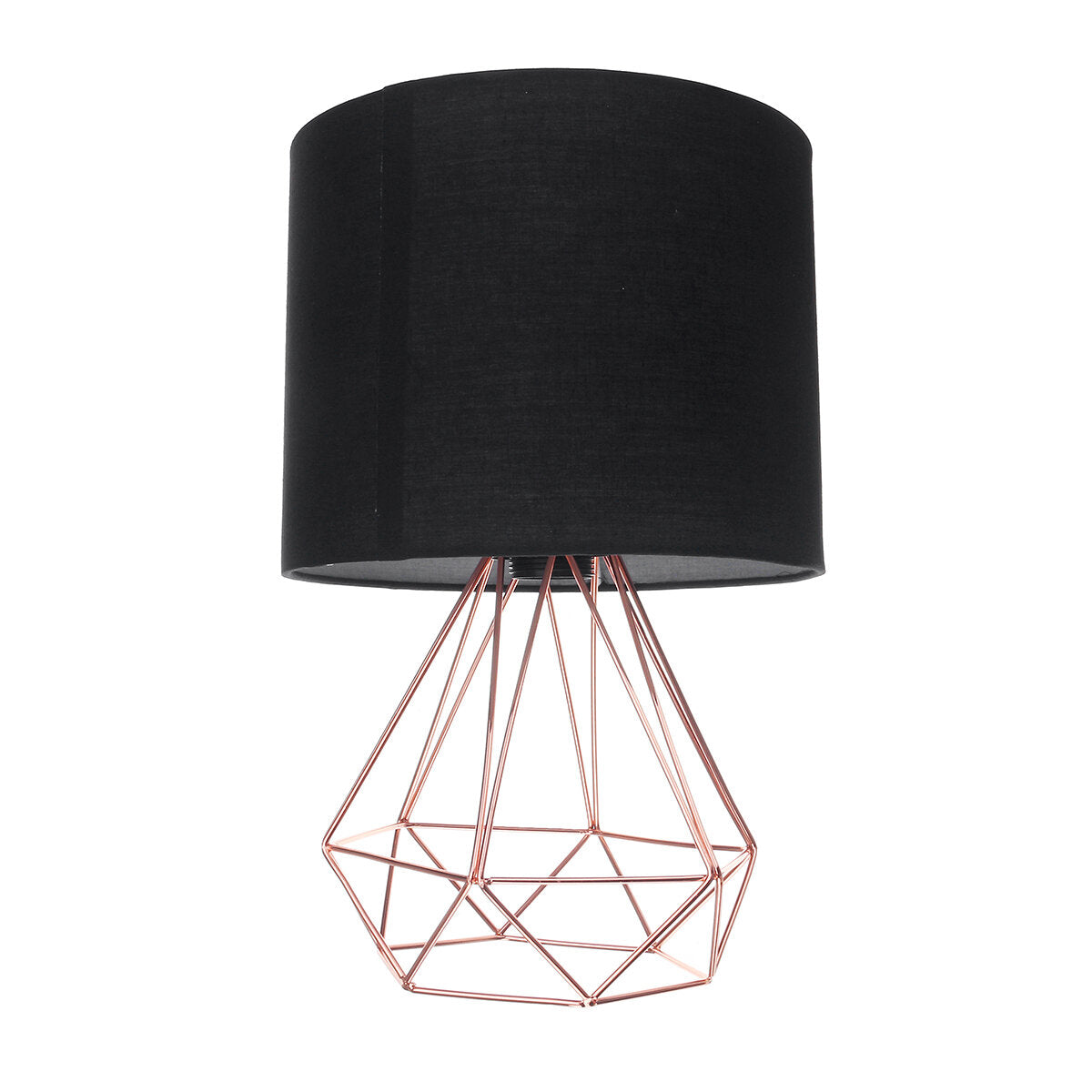 Hollowed Out Modern Living-room Bedroom Bedside Table Lamp Desk Lamp With Shade