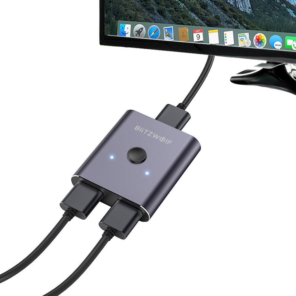 Bi-Directional HDMI Switch 1 Input 2 Output / 2 Input 1 Output HDMI Splitter 1080P Video Display Dongle