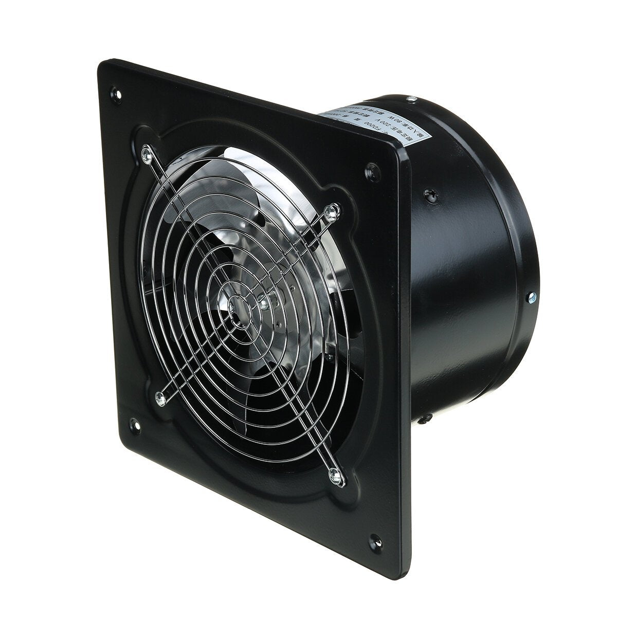 4 inch 25W Stainless Steel Fan Blade Bare Head High-speed Silent Exhaust Fan Window Type Ventilation Fan