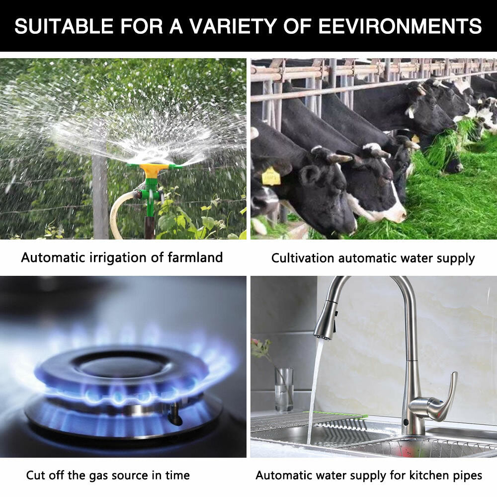 Smart WiFi Switch Water Valve Controller Home Automation System Gas Water Control Valve Work with Alexa Google