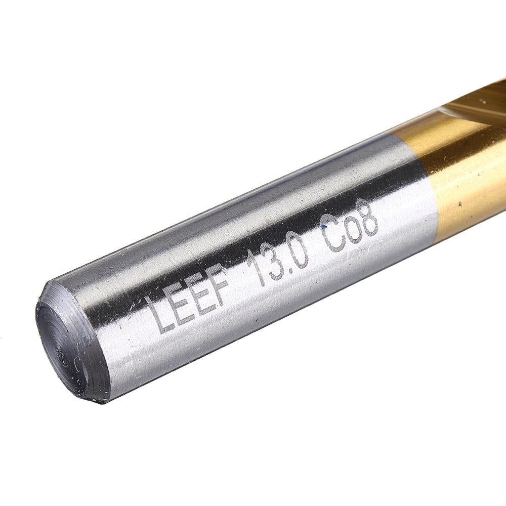 25Pcs Titanium Coated M42 Twist Drill Bit 8% High Cobalt HSS Set Industrial Grade 1-13mm for Stainless Steel Metal Wood