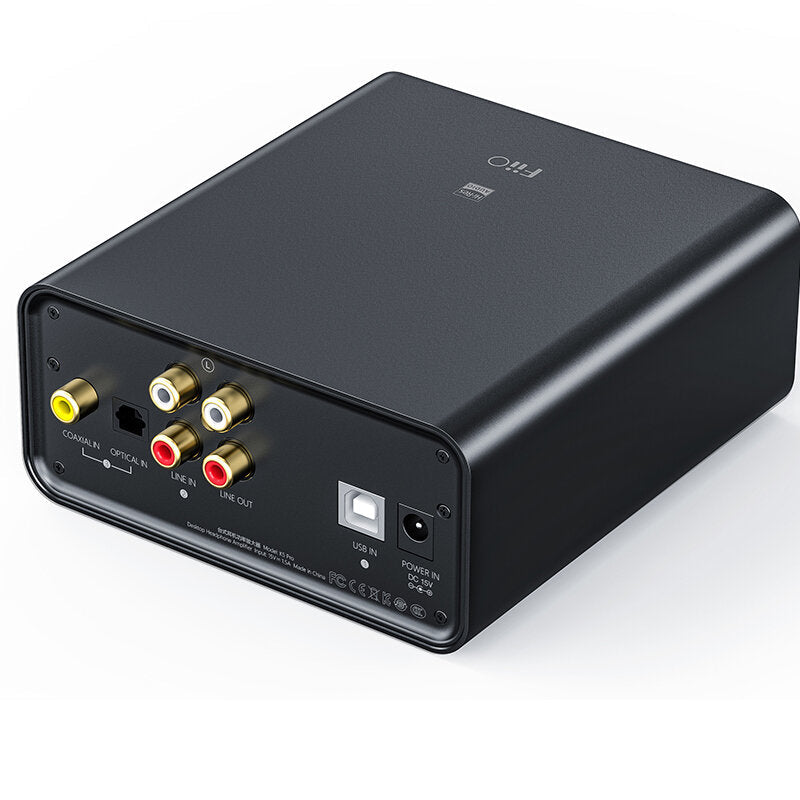 Audio Amplifier AK4493EQ 768K/32Bit DSD Decoding DAC AMP with RCA 6.35/3.5mm Output USB-B OPT COAX RCA Input
