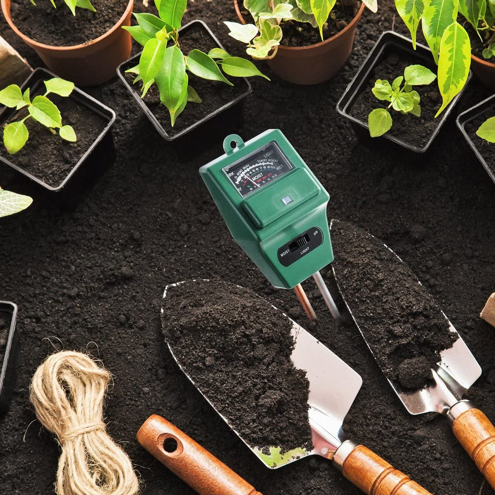 3 in 1 PH Sunlight Hydroponics Analyzer Smart Wood Soil Moisture Meter Sensor Kit