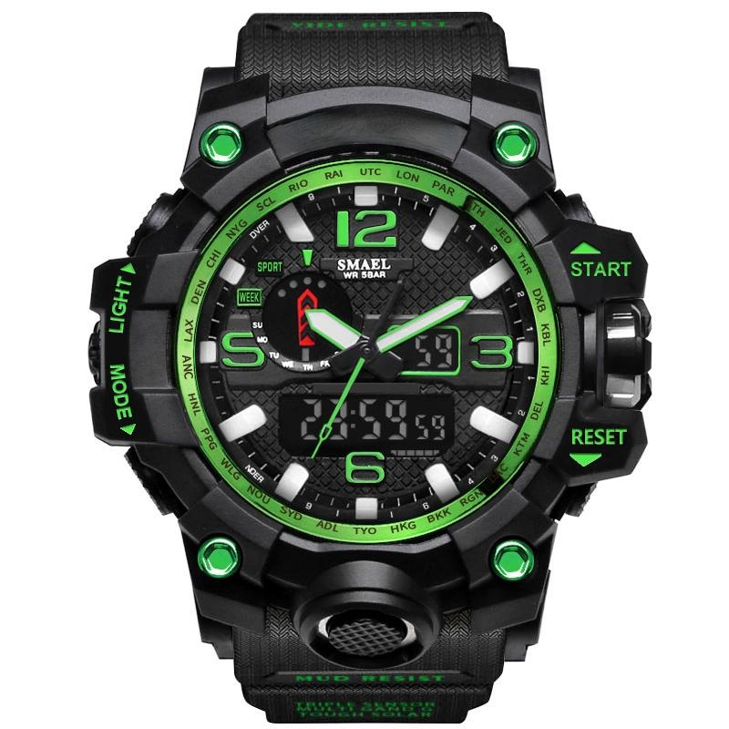 Waterproof Sport Dual Display Watch