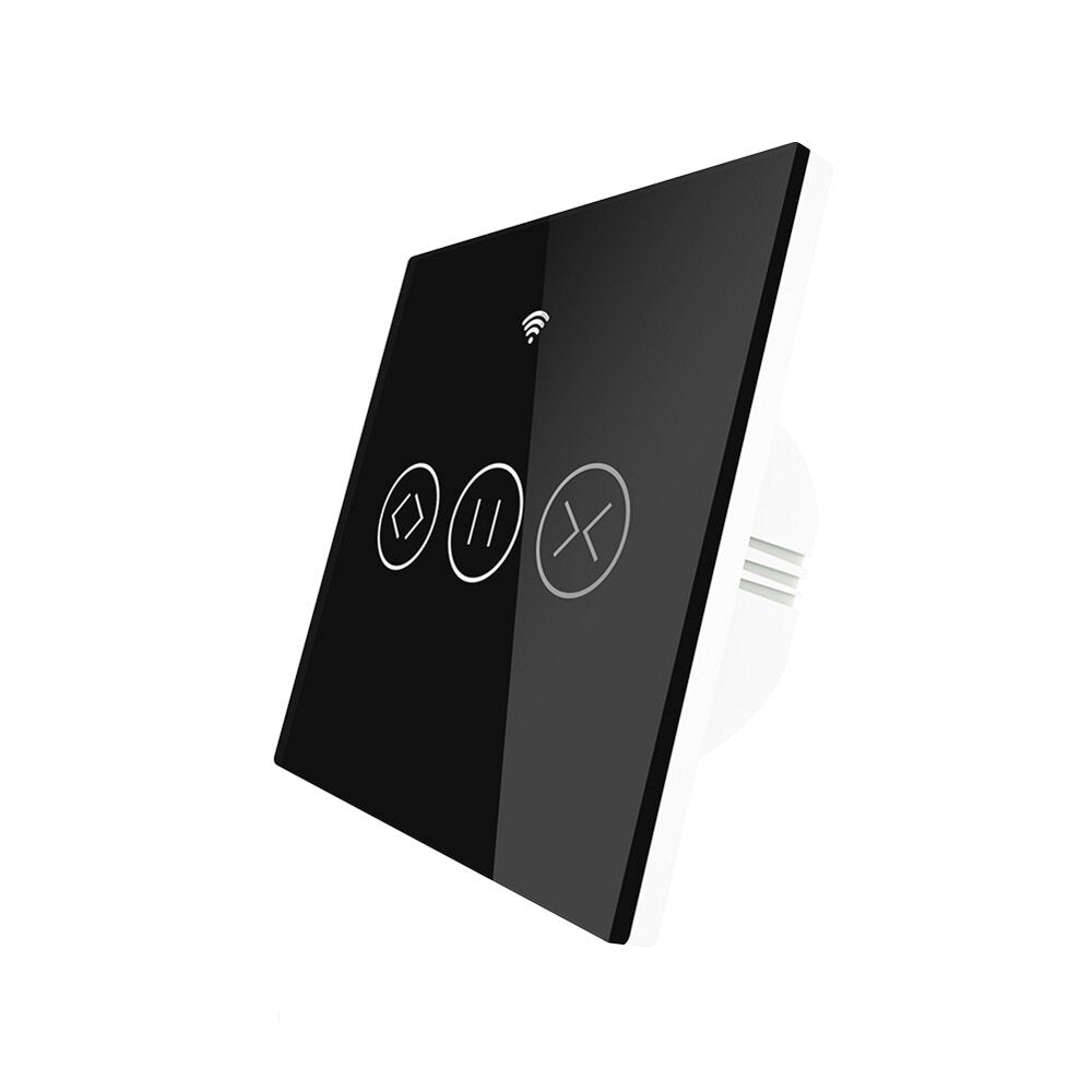 433MHz Smart Touch Curtain Switch Roller Blinds Shutter Wireless Control Relay Status Works with Alexa Google Home