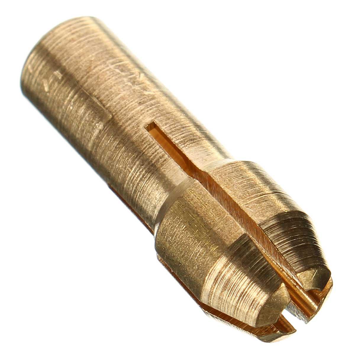 8Pcs 3.175mm Shank 0.5-3mm Micro Twist Drill Chuck Set Small Electric Drill Bit Collet with Allen wrench